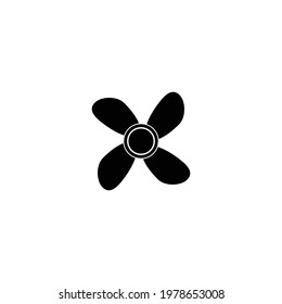 símbolo de signo vectorial de icono de hélice