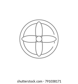 propeller icon. Web element. Premium quality graphic design. Signs symbols collection, simple icon for websites, web design, mobile app, info graphics on white background