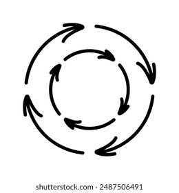 Propeller line icon. Airflow, fresh air, ventilation, mechanical component, fan blade, rotation, wind power, filtration, circulation, energy efficiency, propeller, virus, conditioning, mechanical