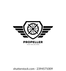 propeller logo icon vector template