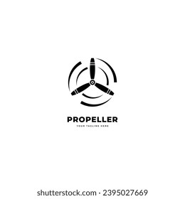 Symbol für Propellerlogo, Vektorvorlage