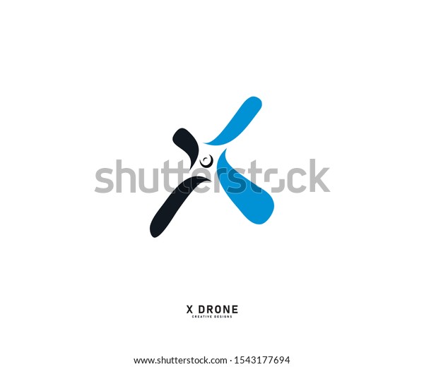 Propeller Logo - Letter X\
Drone Logo