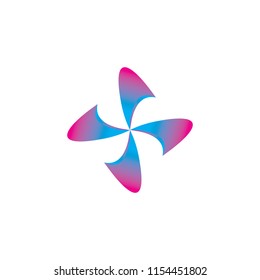 propeller Logo Template vector icon illustration