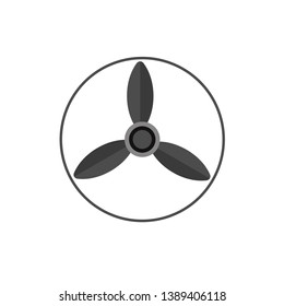 Propeller one piece color gray background white