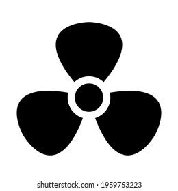 Propeller or Prop or Fan Icon. Vector Image.