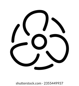 Propeller Screw Icon Vector Symbol Design Illustration