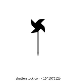 Propeller stick icon. Child toy symbol