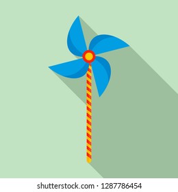 Propeller stick icon. Flat illustration of propeller stick vector icon for web design