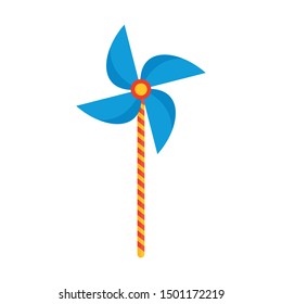 Propeller stick icon. Flat illustration of propeller stick vector icon for web design