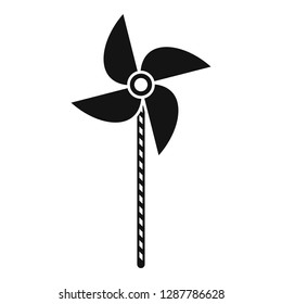 Propeller stick icon. Simple illustration of propeller stick vector icon for web design isolated on white background
