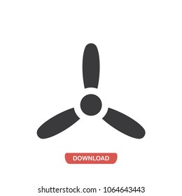 Propeller vector icon 