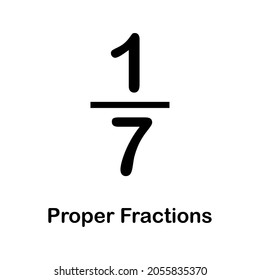 the proper fraction in mathematics