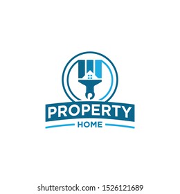 properti home contruction - logo design 