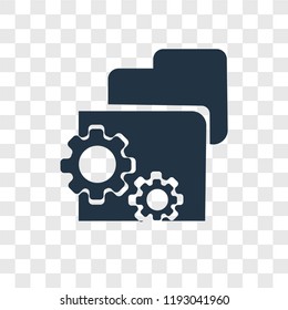 Properties vector icon isolated on transparent background, Properties transparency logo concept