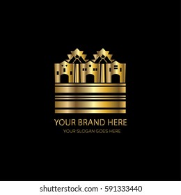 Properties vector logo design template