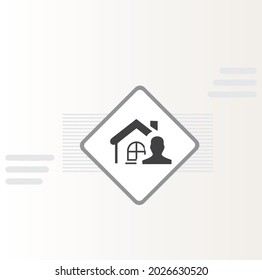 Vektorgrafik-Icon von Immobilienmaklern