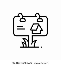 property board icon sign vector