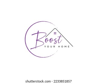 Property Bost business logo vector