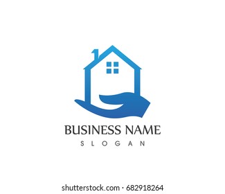 Property And Building Home Logo Design