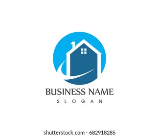 Property And Building Home Logo Design