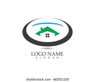 Property And Building Home Logo Design