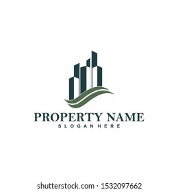 property and buildings logo construction