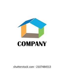 Property business logo concept, vector illustration