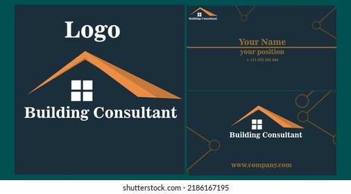 property company logo, development consultant. logos and business cards