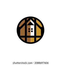 Property company logo. real estate, apartment business logo