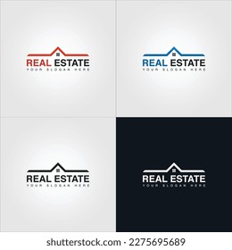 Property and construction creative logo design