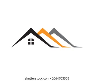 Property and Construction Home Logo design for business corporate sign
