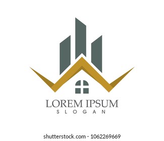 Property and Construction Logo design for business corporate sign
,