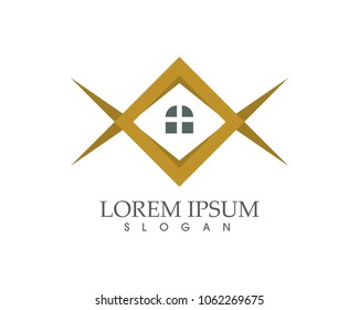 Property and Construction Logo design for business corporate sign
,