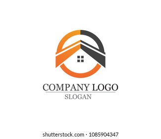 Property and Construction Logo design for business corporate sign
