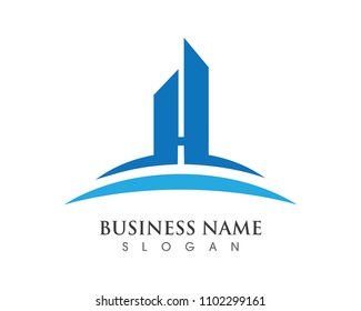 Property Construction Logo design for business corporate sign
