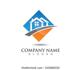 Property and Construction Logo design for business corporate sign
