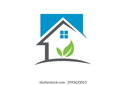 Property and Construction Logo design Natural real estate logo design natural logo real estate icon