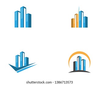 Property and construction logo design vector