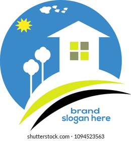 property and construction logo icon design for business corporate in white background