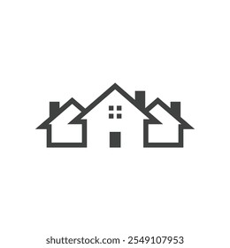 Property and construction logo Royalty Free Vector Image.