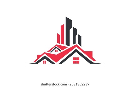 Property and construction logo vector real state building vector logo design