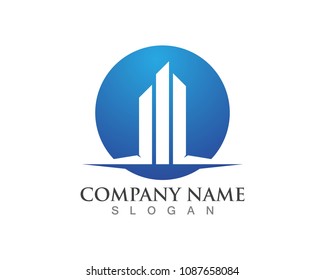 Property Construction Logos Stock Vector (Royalty Free) 1087658033 ...