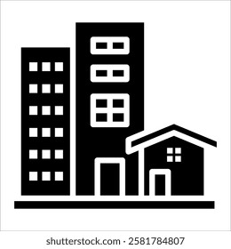 Property Estate Icon Element For Design