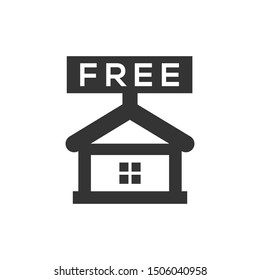 Property free icon. vector graphics