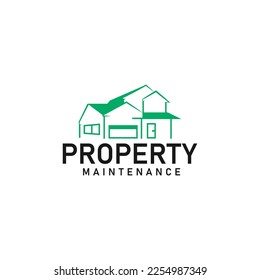 property , home, homes, real estate, hotel maintenance logo vector design template isolated on white background.