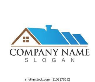 property house home logos template vector