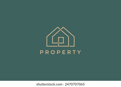 Property and House Logo Building Business Developer Real Estate Residential Construction