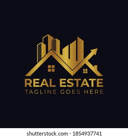 Property, House, Real Estate Investment Logo.