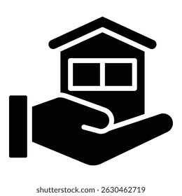 Property Icon Bold Style For Various Design Purposes