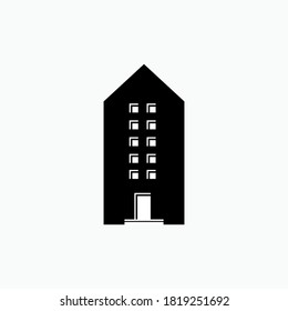 Icono de propiedad. Símbolo de residencia - Plantilla de logotipo vector